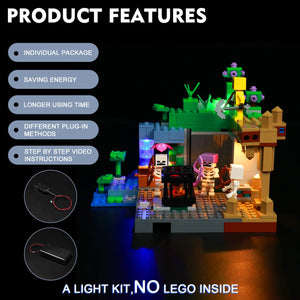 LED Light Kit for Lego Minecraft Dungeon - Gifteee Unique & Unusual gifts, Cool gift ideas