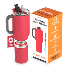 Load image into Gallery viewer, 2-in-1 Travel Mug &amp; Can Cooler – Insulated Stainless Tumbler
