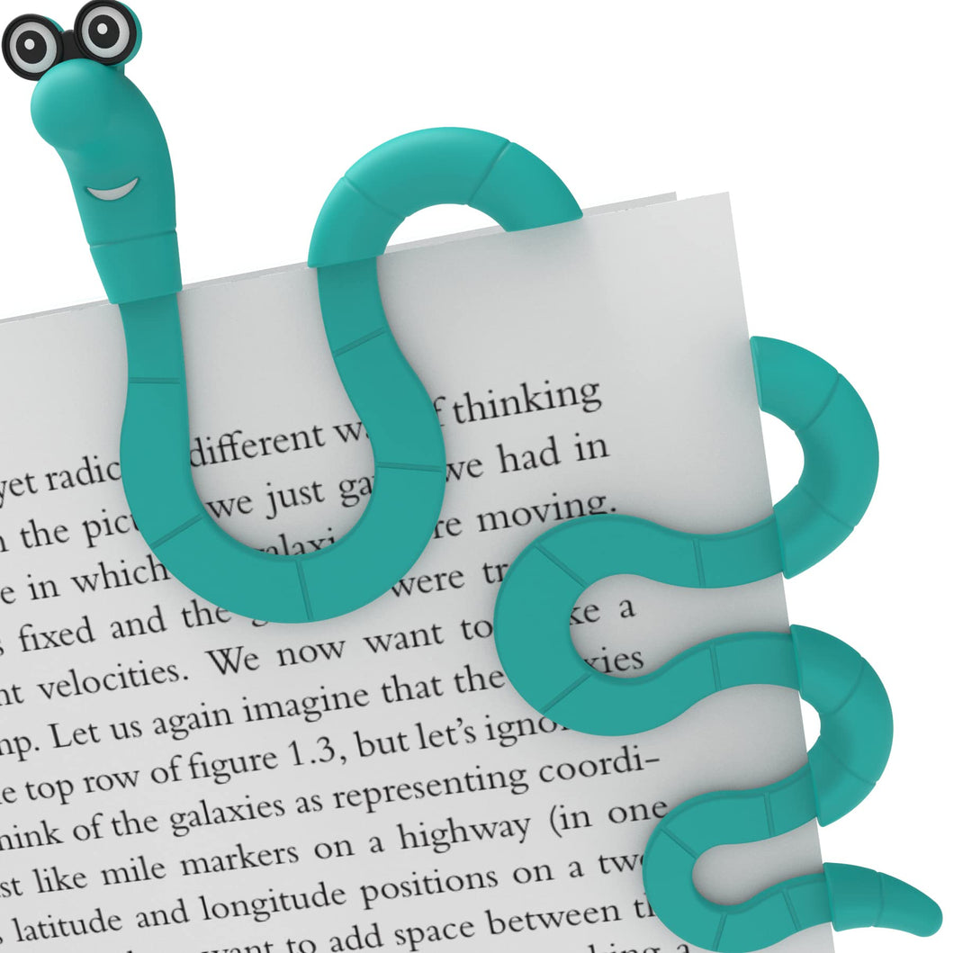 Wally the Bookworm Clip Bookmark