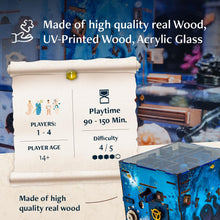 Load image into Gallery viewer, INSCAPE Atlantis Treasure Escape Room Puzzle Box | 3D Wooden Brain Teaser
