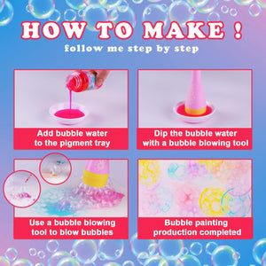 Bubble Painting Art Set