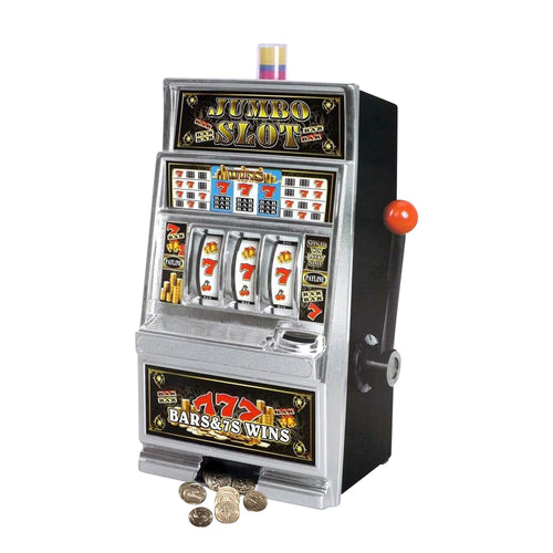 Jumbo Slot Machine Coin Bank - Gifteee Unique & Unusual gifts, Cool gift ideas