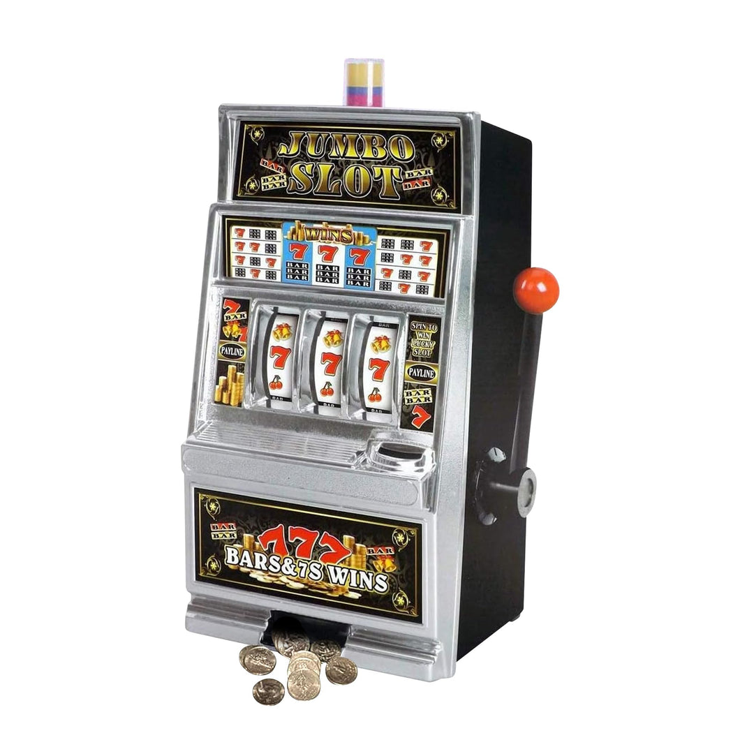 Jumbo Slot Machine Coin Bank - Gifteee Unique & Unusual gifts, Cool gift ideas