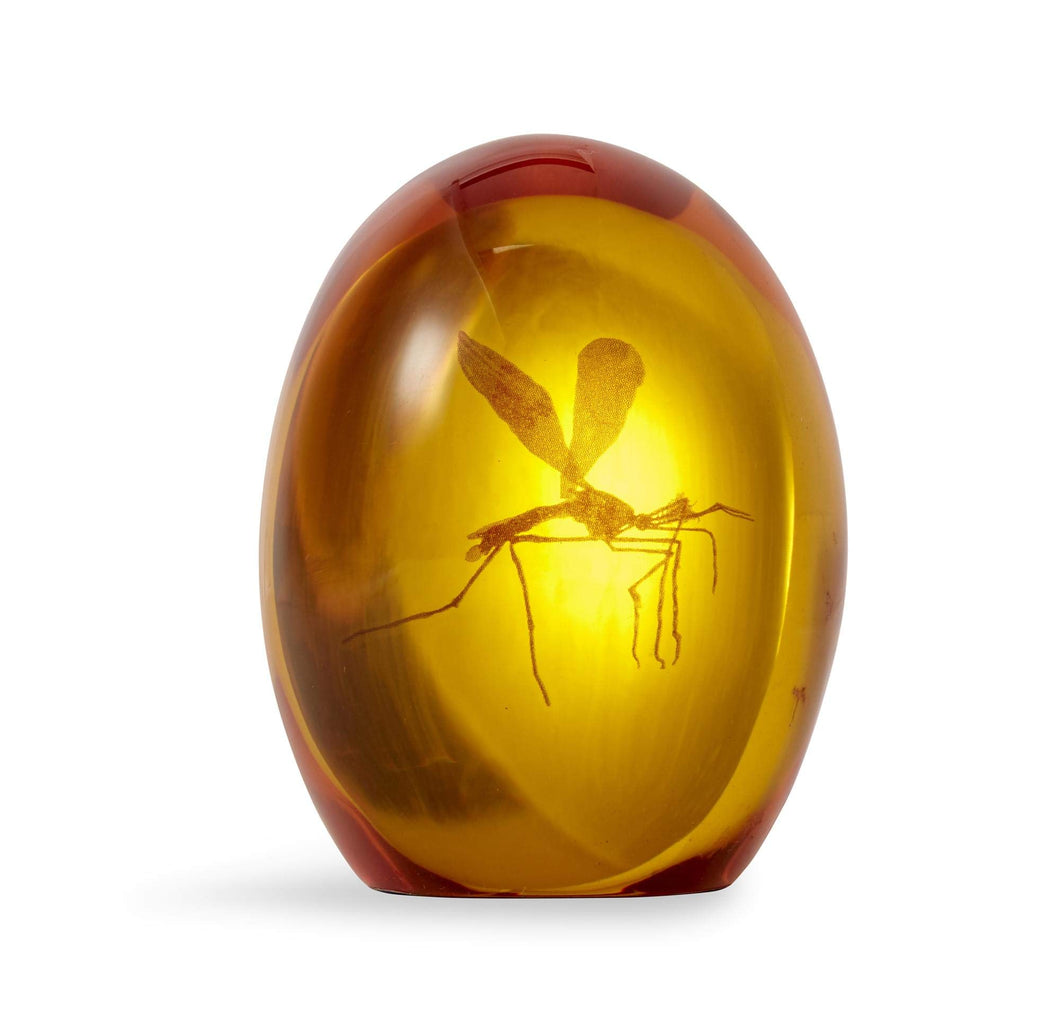 Amber Mosquito Resin Prop Paperweight – 3