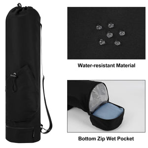 Yoga Mat Bag with Water Bottle Pocket - Gifteee Unique & Unusual gifts, Cool gift ideas