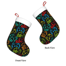 Load image into Gallery viewer, Gamer-Themed Christmas Stocking
