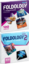 Load image into Gallery viewer, Foldology Origami Puzzle Game Bundle | 100+ Brain Teasing Paper Challenges
