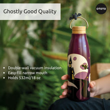 Load image into Gallery viewer, Bootle Spooky Insulated Water Bottle 18oz
