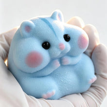 Load image into Gallery viewer, Cute Flocked Animal Toy Figurine | Soft Silicone Desktop Collectible
