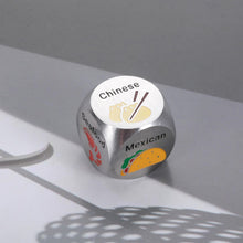 Load image into Gallery viewer, Food Decision Dice - Fun Gift for Couples and Parties
