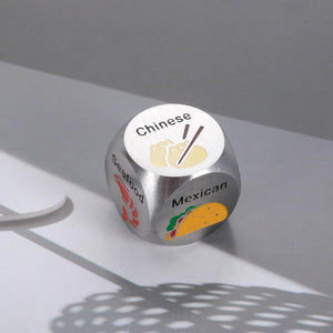 Food Decision Dice - Fun Gift for Couples and Parties