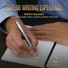 Load image into Gallery viewer, Luxury Ballpoint Pen by Scriveiner – Elegance in Writing
