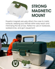Load image into Gallery viewer, Tackle-Box Style Case for AirPods Pro 1 &amp; 2 – Magnetic Base
