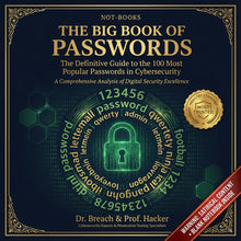 Load image into Gallery viewer, Not-Books: The Big Book of Passwords By Dr. Breach and Prof. Hacker - The Unsecured Logbook
