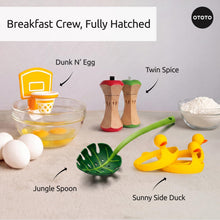 Load image into Gallery viewer, Duck Egg Rings – Cute Silicone Egg Molds (3-Pack)
