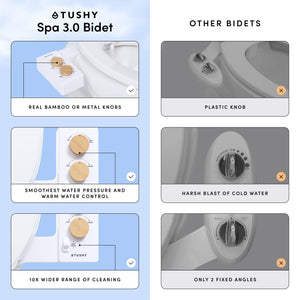 Warm Water Bidet Attachment – Self-Cleaning, Adjustable Pressure