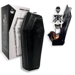 Coffin Crypt Candle with Skeleton Reveal - Gifteee Unique & Unusual gifts, Cool gift ideas