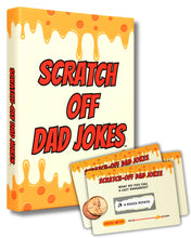 Load image into Gallery viewer, Scratch-Off Dad Joke Cards – Funny 40-Pack Gift for Dad
