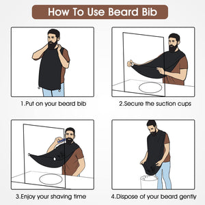 Beard Trimmer Catcher Bib - Gifteee Unique & Unusual gifts, Cool gift ideas