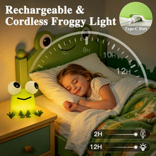 Load image into Gallery viewer, Squishy Frog Lamp – Funny Big-Eyed Night Light &amp; Gag Gift
