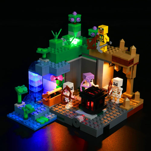 LED Light Kit for Lego Minecraft Dungeon - Gifteee Unique & Unusual gifts, Cool gift ideas