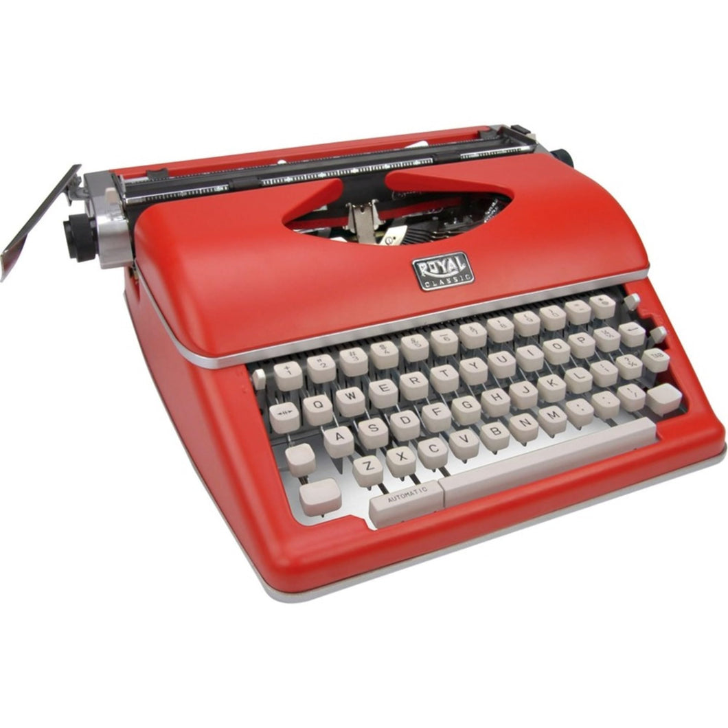 Classic Manual Typewriter – Red