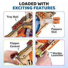 Load image into Gallery viewer, Smartivity DIY Wooden Pinball Machine Kit | STEM Educational Toy Set
