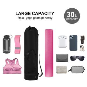 Yoga Mat Bag with Water Bottle Pocket - Gifteee Unique & Unusual gifts, Cool gift ideas