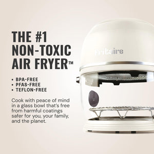 Self-Cleaning Glass Air Fryer, 5-Qt – 6-in-1 Rotisserie