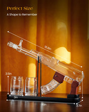 Load image into Gallery viewer, Gun Shaped Whiskey Decanter
