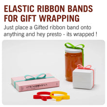 Load image into Gallery viewer, Reusable Gift Wrap Ribbon Bands – 10-Pack Eco Bows
