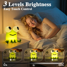 Load image into Gallery viewer, Squishy Frog Lamp – Funny Big-Eyed Night Light &amp; Gag Gift
