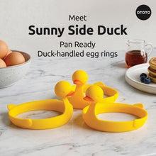 Load image into Gallery viewer, Duck Egg Rings – Cute Silicone Egg Molds (3-Pack)

