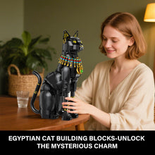 Load image into Gallery viewer, Egyptian Cat Building Blocks – 1274-Piece Display Model
