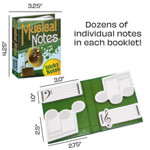 Load image into Gallery viewer, Musical Notes Sticky Notes Booklet
