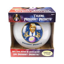 Load image into Gallery viewer, Talking President Predicto Ball - Donald Trump Fortune Teller Toy
