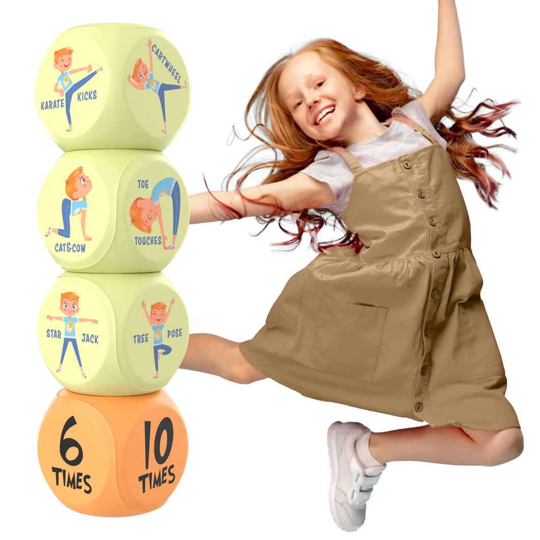 Kids Yoga Dice - Gifteee Unique & Unusual gifts, Cool gift ideas