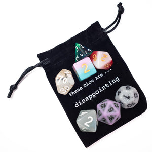 Disappointing Dice – Random Mismatched Polyhedral Set (7)