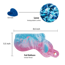 Load image into Gallery viewer, Gender Reveal Confetti Balloon – Pregnancy Announcement Popper
