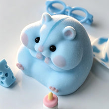 Load image into Gallery viewer, Cute Flocked Animal Toy Figurine | Soft Silicone Desktop Collectible
