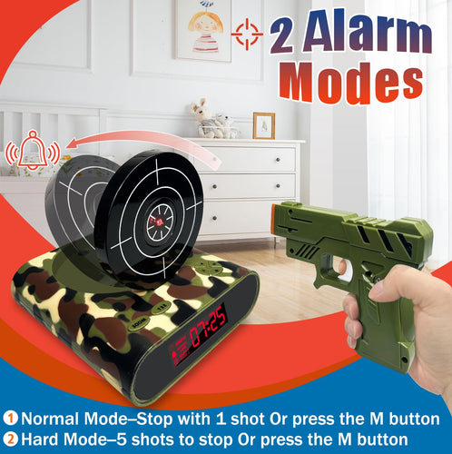 Lock N' Load Gun Alarm Clock - Gifteee - Unique Gifts | Cool Gift Ideas for Kids, Men and Women