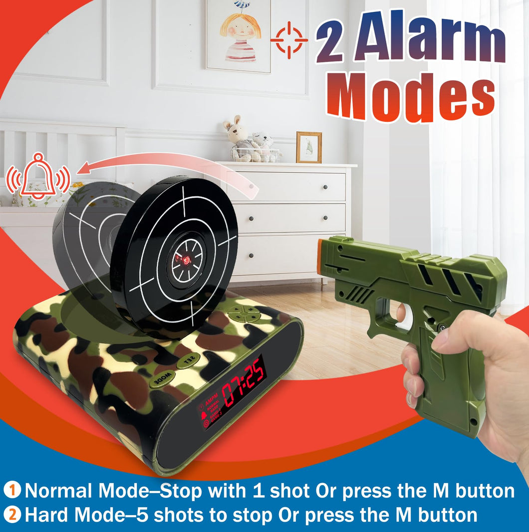 Lock N' Load Gun Alarm Clock - Gifteee Unique & Unusual gifts, Cool gift ideas