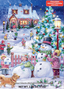 Vermont Christmas Company Snowman Chocolate Advent Calendar