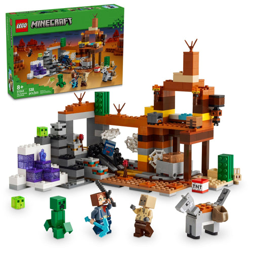 LEGO Minecraft Badlands Mineshaft - Gifteee - Unique Gifts | Cool Gift Ideas for Kids, Men and Women