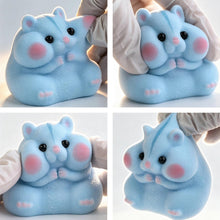 Load image into Gallery viewer, Cute Flocked Animal Toy Figurine | Soft Silicone Desktop Collectible
