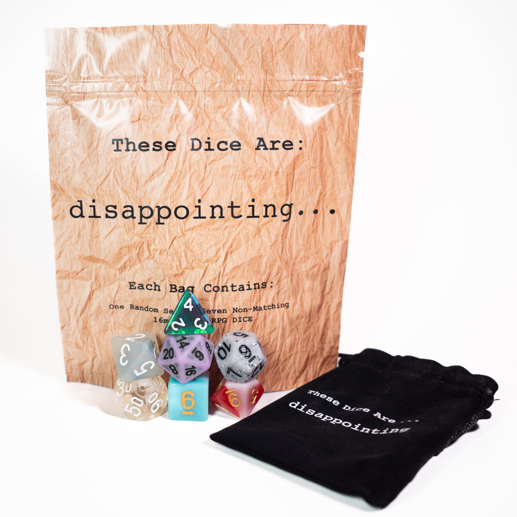 Disappointing Dice – Random Mismatched Polyhedral Set (7)