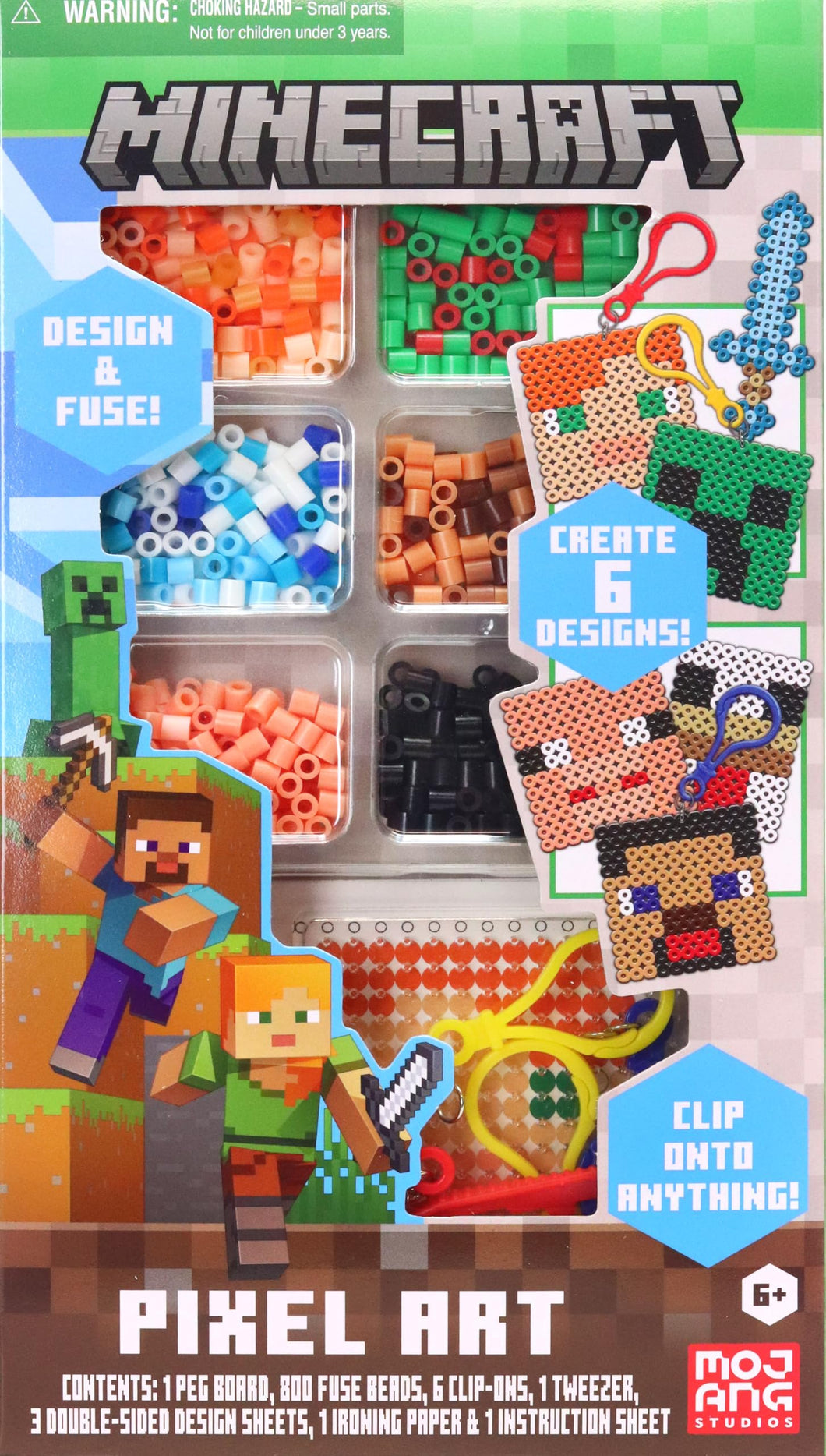 Minecraft Pixel Art Fuse Bead Kit (Tara Toys)