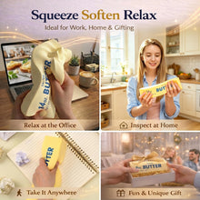 Load image into Gallery viewer, Giant Butter Stick Slow Rising Squishy | Jumbo Squeeze Stress Relief Toy
