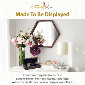 Silver-Dipped Real Rose – Anniversary Gift