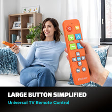 Load image into Gallery viewer, Big Button Universal TV Remote for Seniors – Easy to Use
